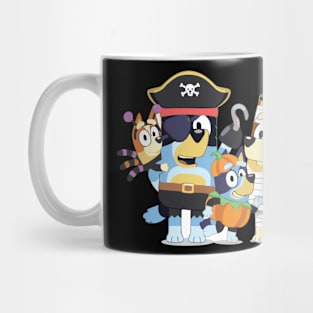 cosplay bluey halowen Mug